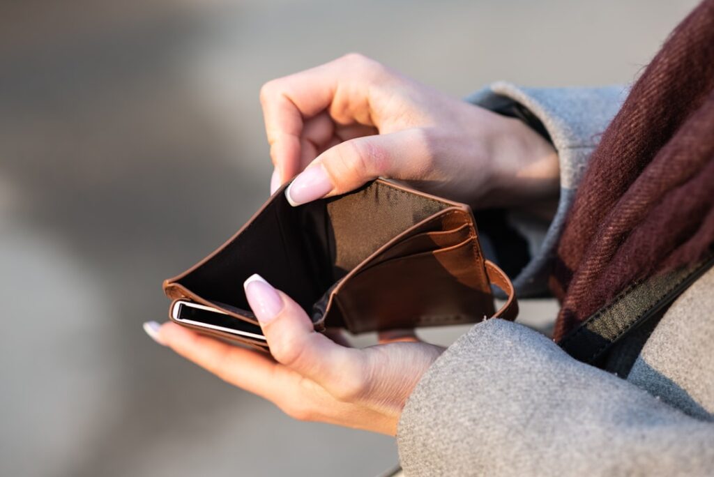 empty wallet stress